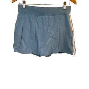 St John's Bay Blue Athletic Stripe Knit Skort Sz M